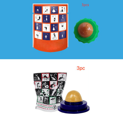 Catnip Energy Ball Lick Toy